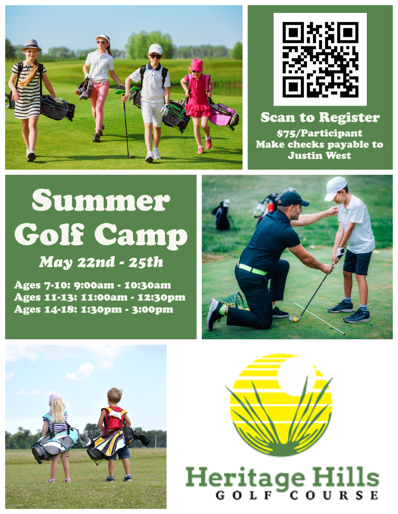Junior Golf Camp Heritage Hills Golf Course Junior Golf Camp Heritage Hills Golf Course